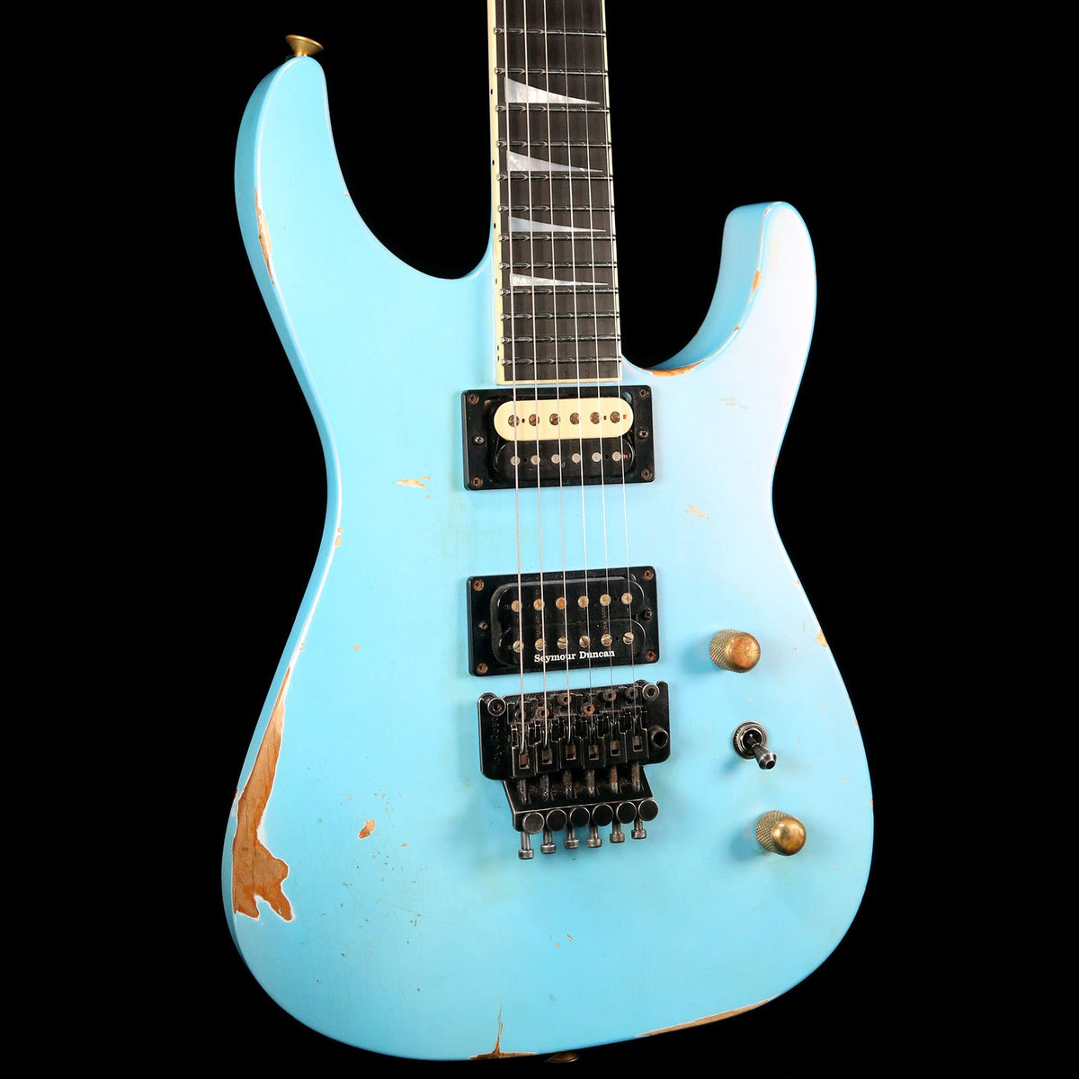 Jackson Custom Shop SL2H-V Soloist Nitro Aged Robins Egg Blue 2018 — 6