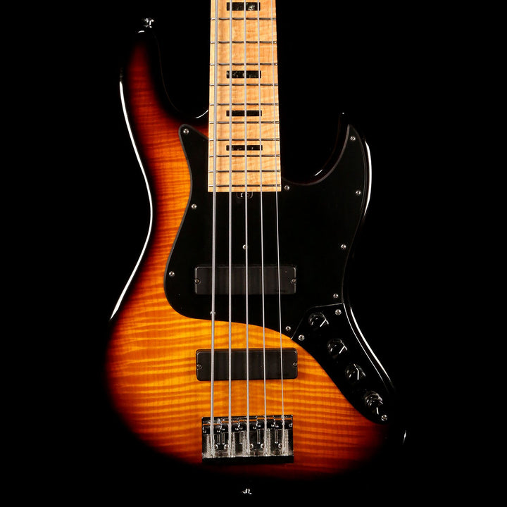 Sadowsky 21 Fret NYC 5-String Bass Flame Maple Top Sunburst