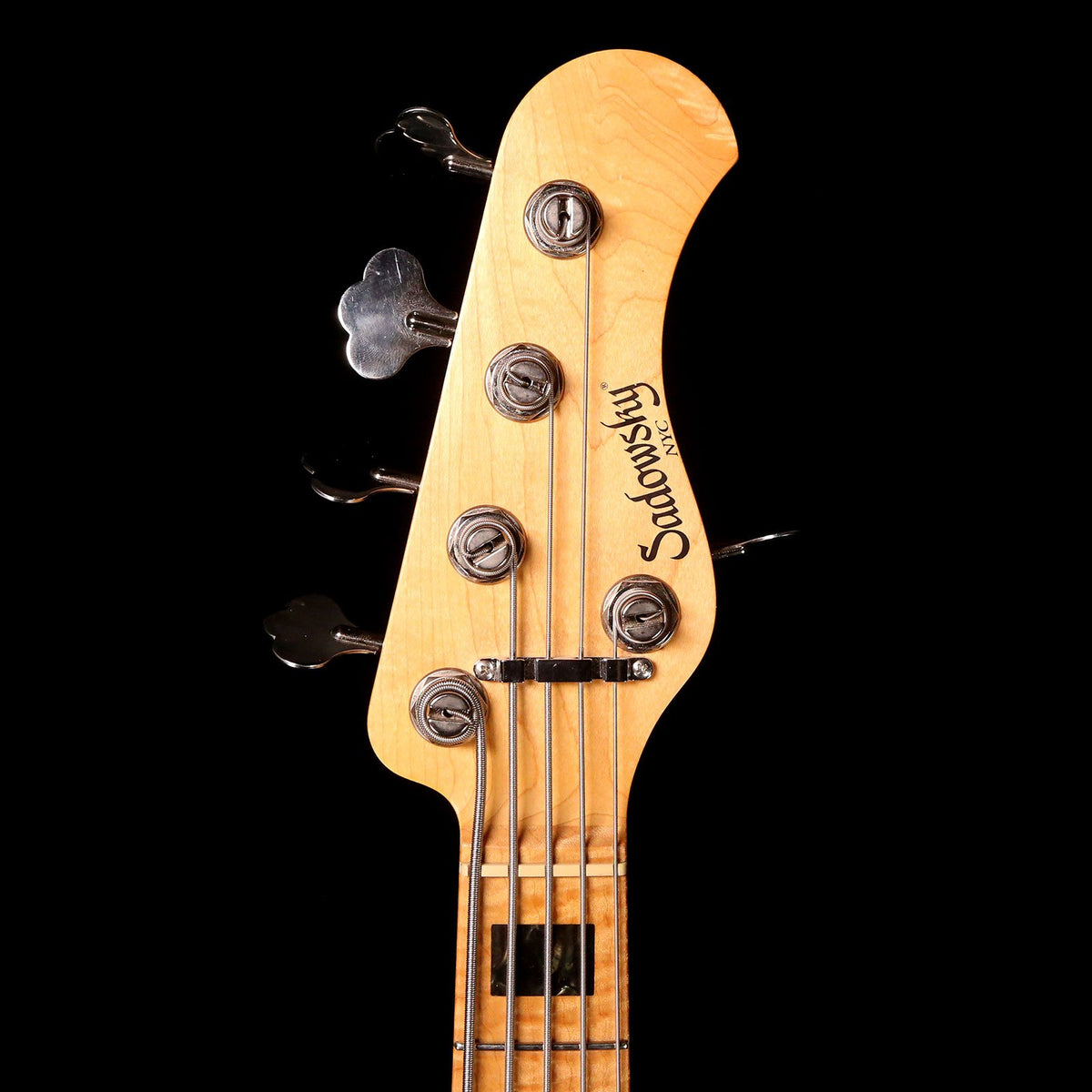 Sadowsky 21 Fret NYC 5-String Bass Flame Maple Top Sunburst — 4