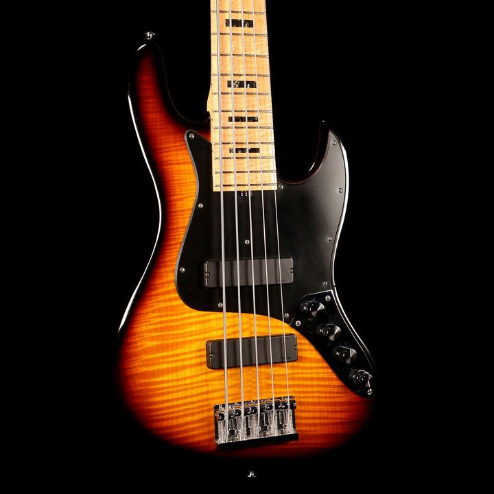 Sadowsky 21 Fret NYC 5-String Bass Flame Maple Top Sunburst