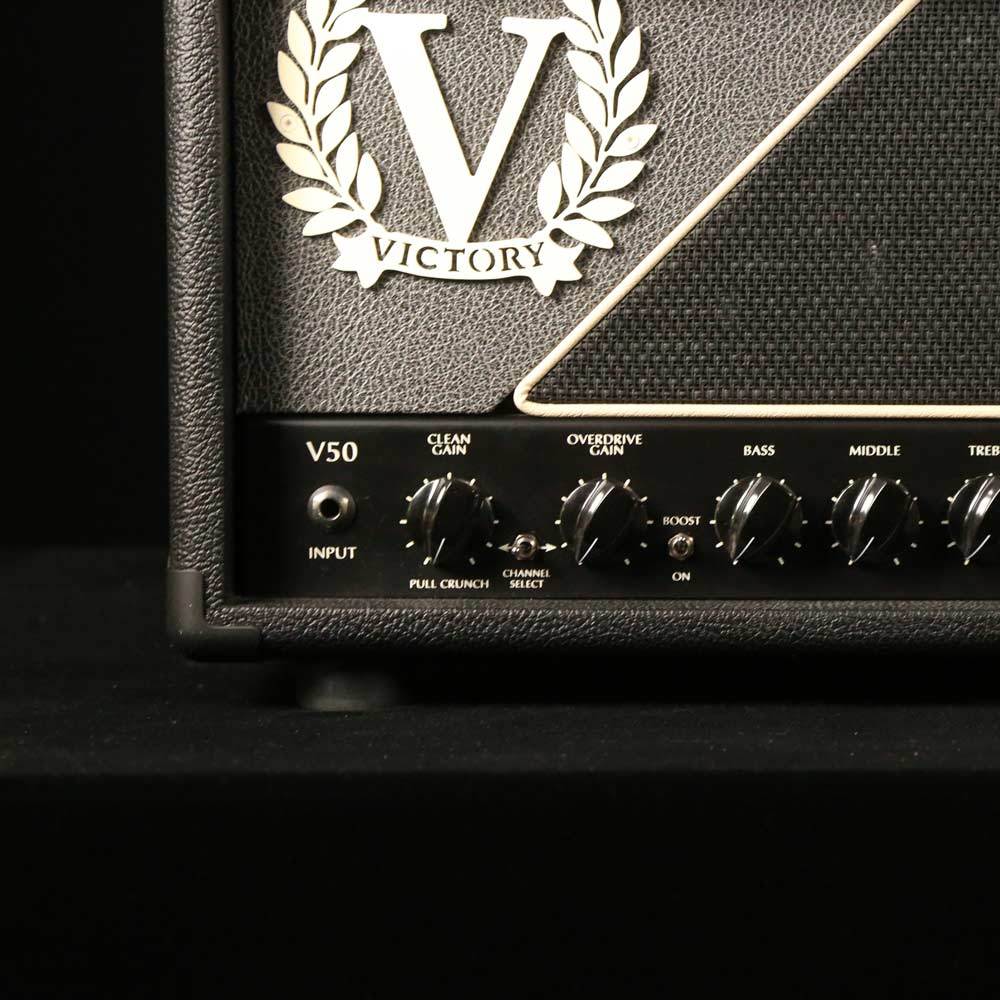 Victory V50 The Earl 50-Watt Amplifier Head Black — 3