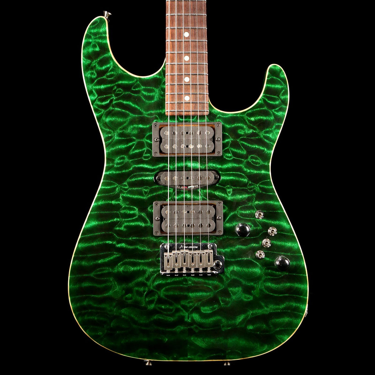 Tom Anderson Hollow Drop Top Trans Forest Green 2009 — 1