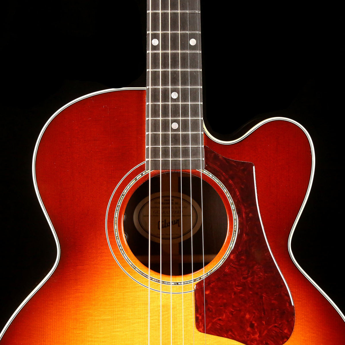 Gibson Parlor Avant Garde Acoustic-Electric Rosewood Burst — 7