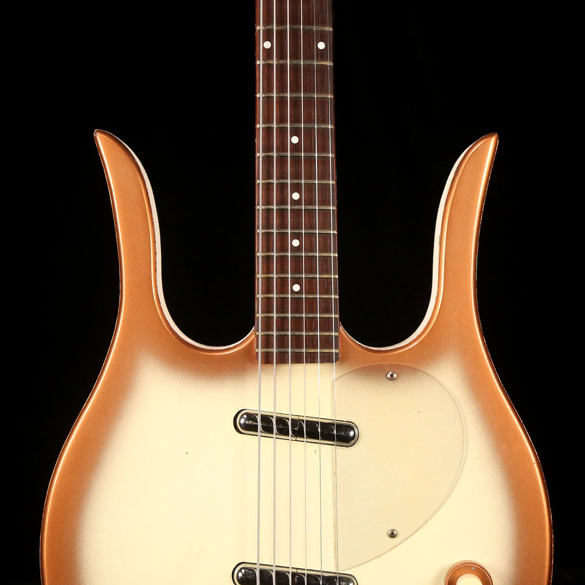 Danelectro 1964 Longhorn Baritone 4623 Guitar Copperburst — 5
