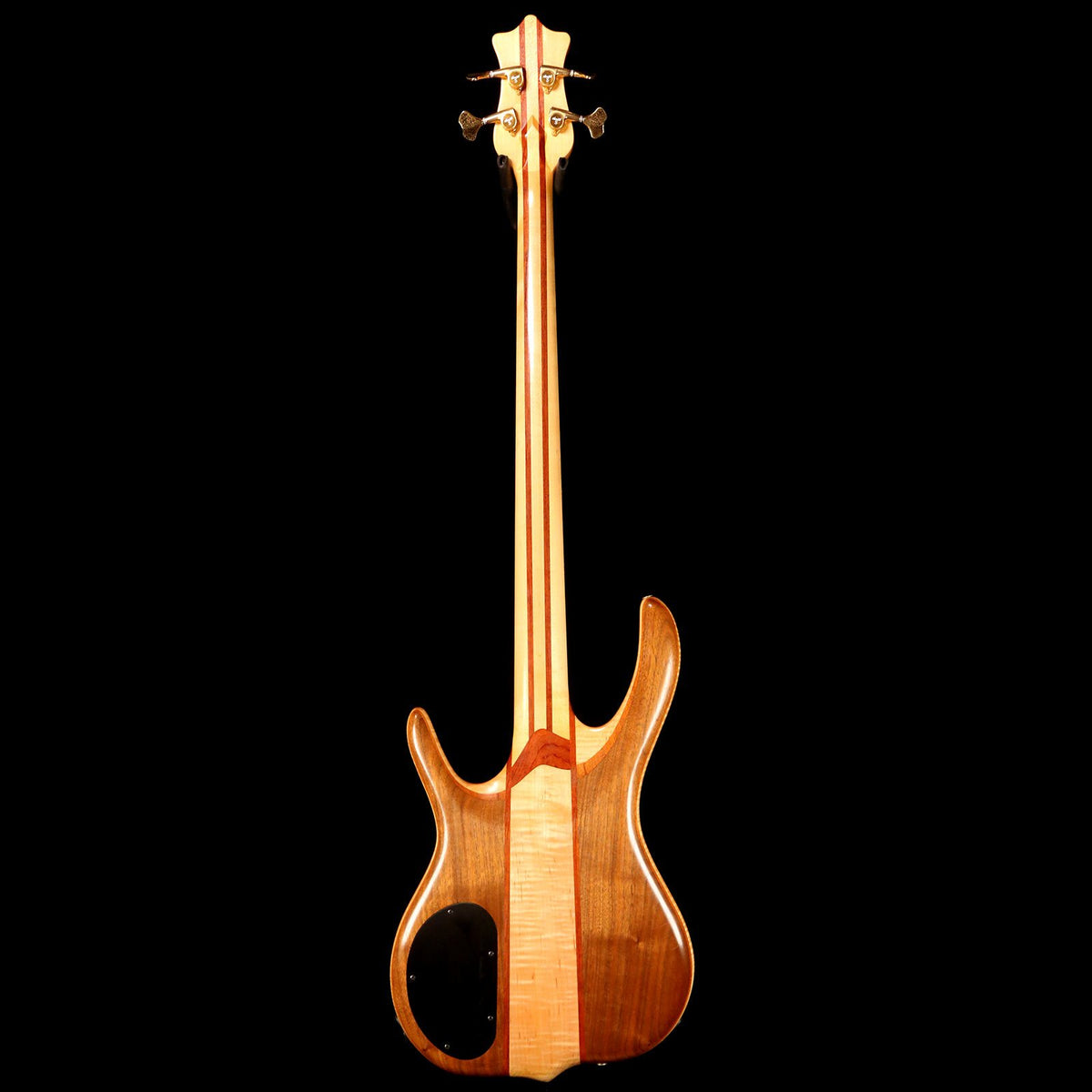 Ken Smith BSR-4EG Flame Walnut Fretless Bass Natural — 3