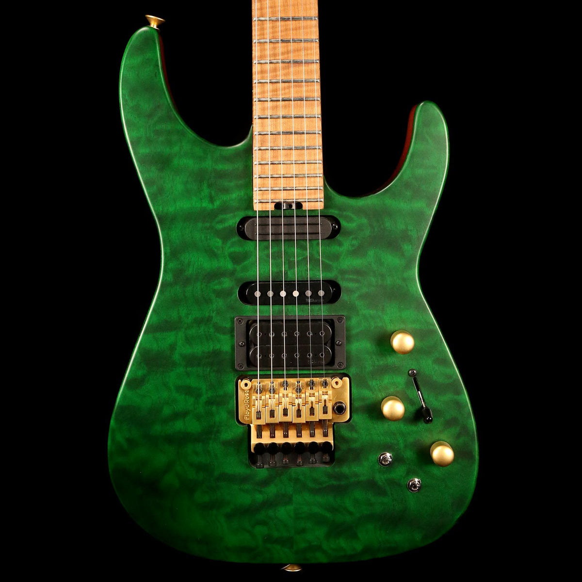 Jackson USA PC1 Matte Phil Collen Trans Green 2017 — 1