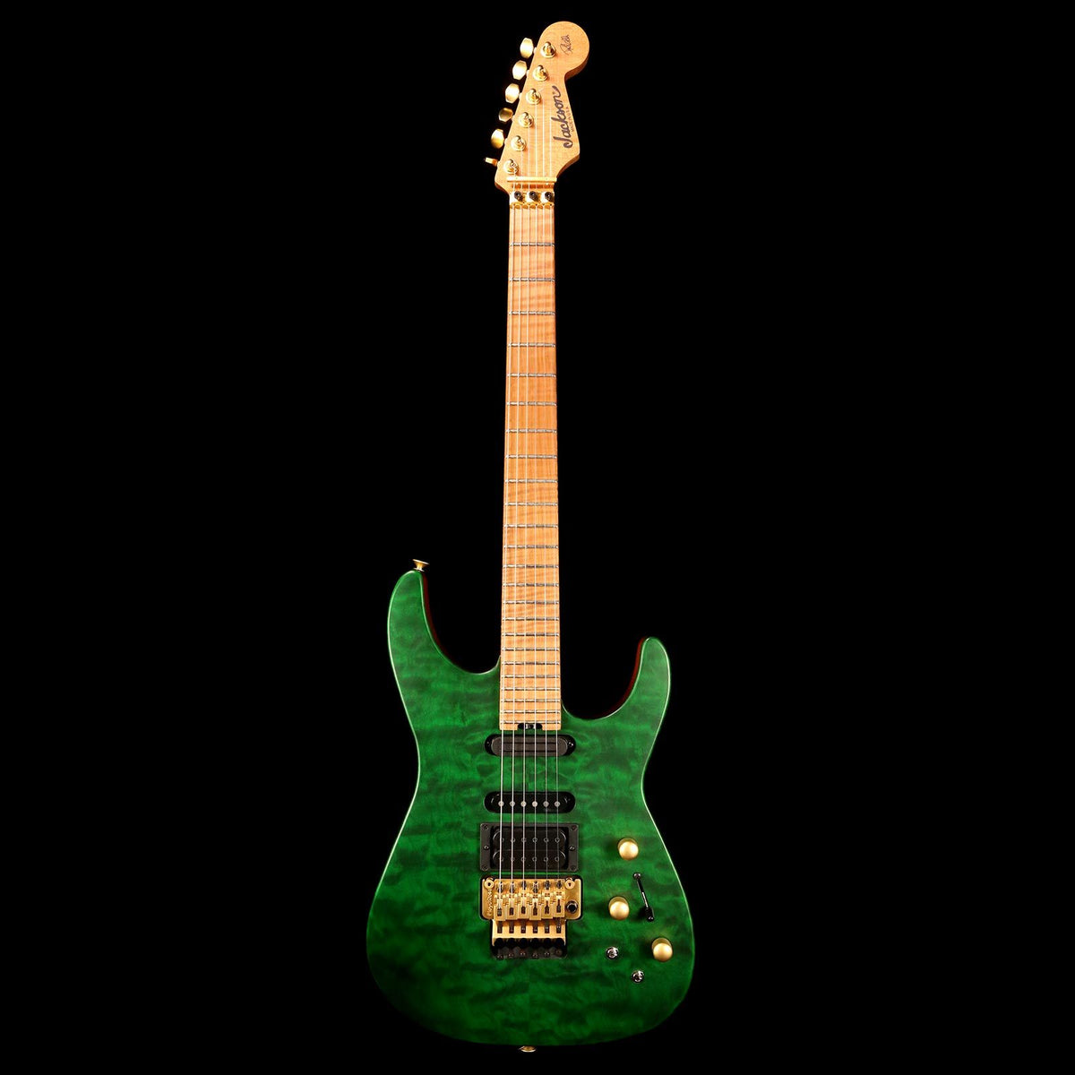 Jackson USA PC1 Matte Phil Collen Trans Green 2017 — 2