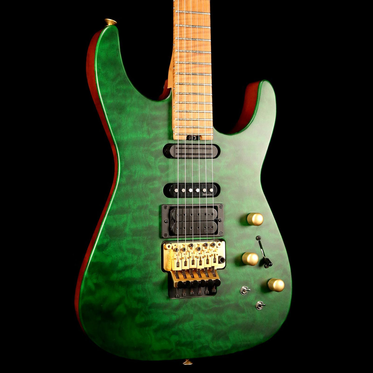 Jackson USA PC1 Matte Phil Collen Trans Green 2017 — 6