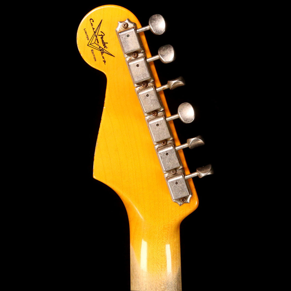Fender Custom Shop Black Lightning Stratocaster HSS Floyd Rose Black over 3-Tone Sunburst — 5