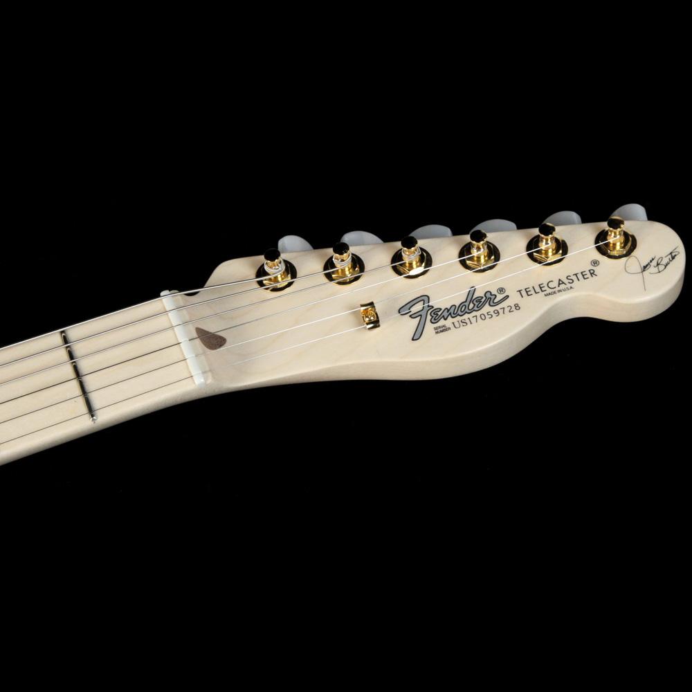 Fender Artist Series James Burton Telecaster Electric Guitar Red Paisley Flames — 4