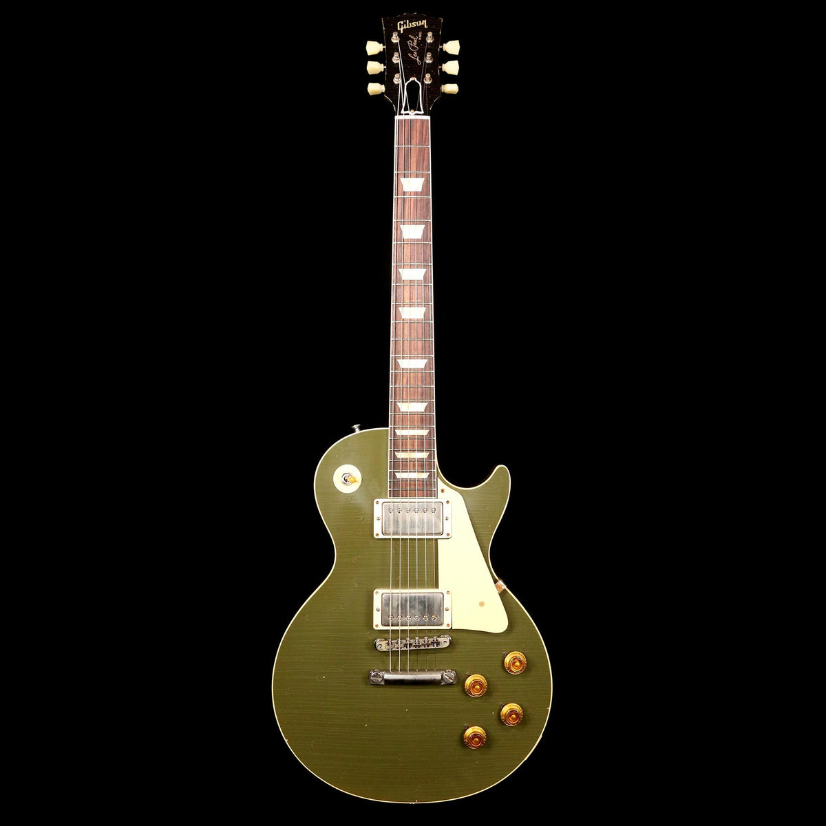 Gibson Custom Shop 1957 Les Paul Reissue Lightly Aged Olive Drab Made 2 Measure — 2