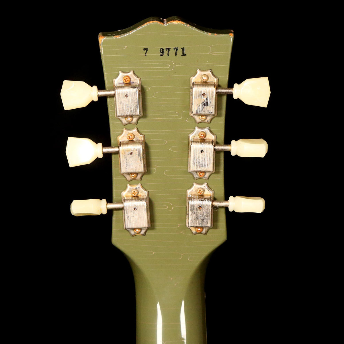 Gibson Custom Shop 1957 Les Paul Reissue Lightly Aged Olive Drab Made 2 Measure — 5
