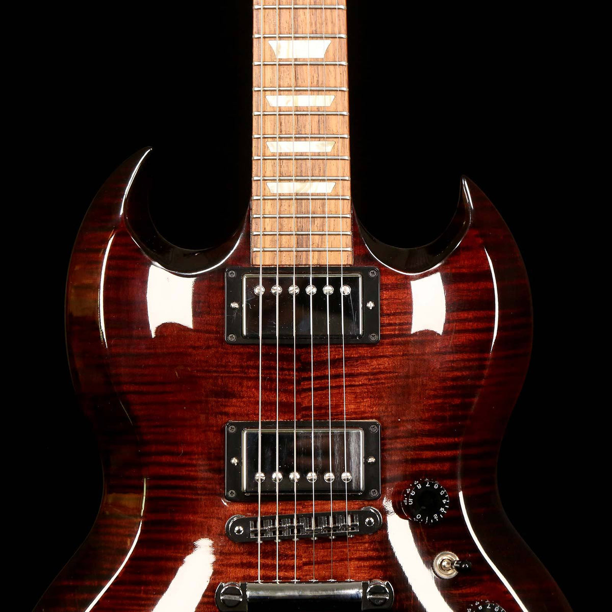 Gibson SG Carve Top Limited Edition Autumn Burst 2009 — 7