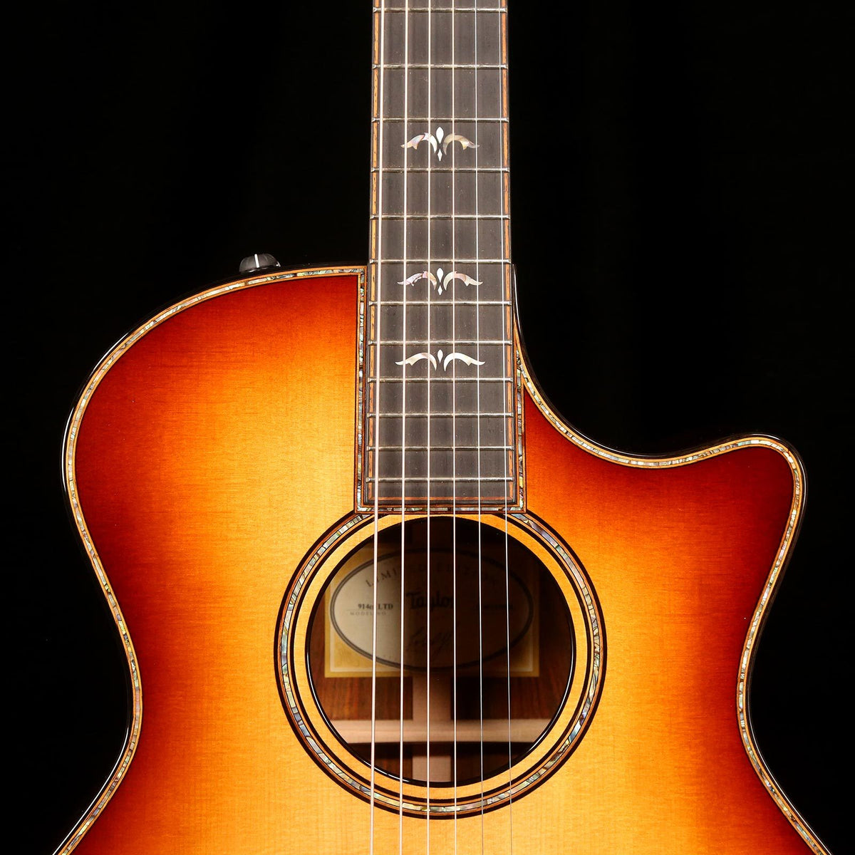 Taylor 914ce Grand Auditorium Fall LTD Cocobolo Shaded Edgeburst 2017 — 7