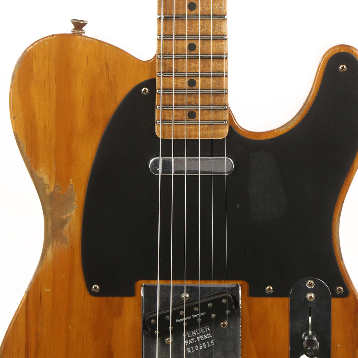 Fender Custom Shop Double Esquire Roasted Pine Heavy Relic Natural — 6