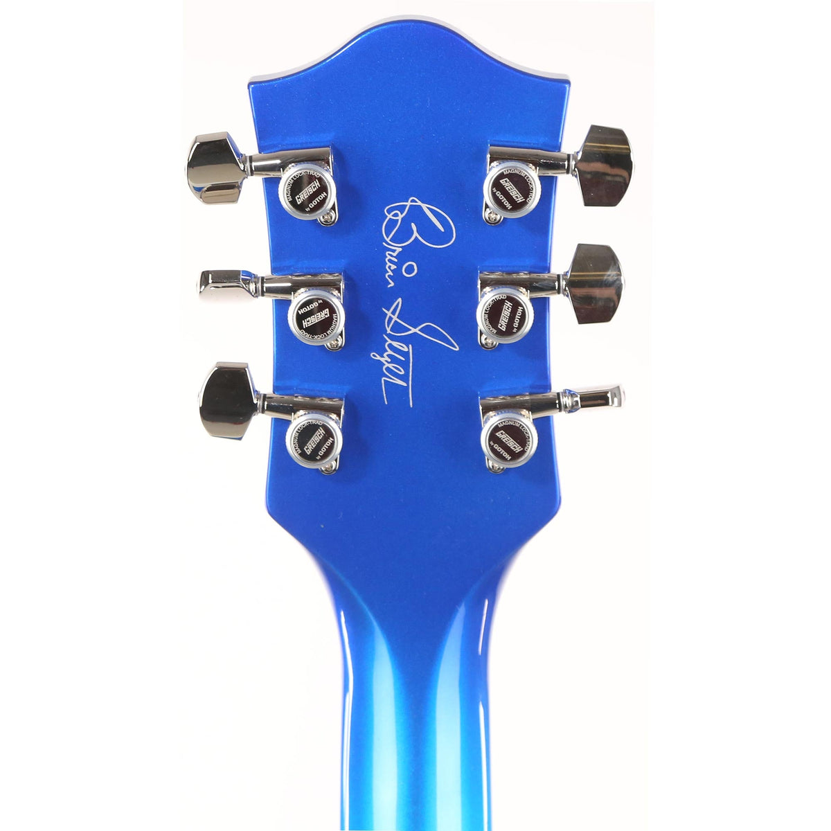 Gretsch G6120T-HR Brian Setzer Signature Hot Rod Hollow Body Candy Blue Burst — 5