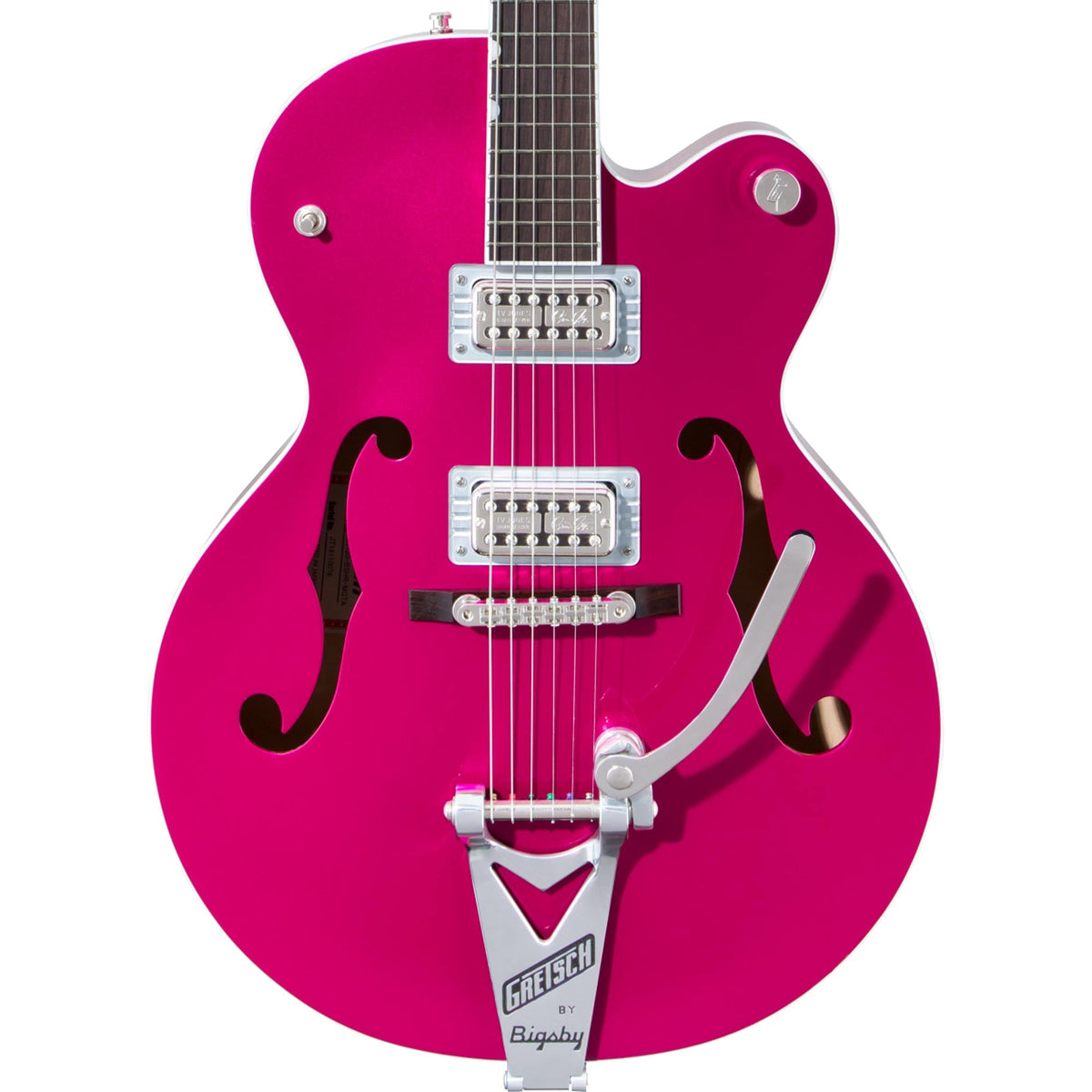 Gretsch G6120T-HR Brian Setzer Signature Hot Rod Hollow Body Candy Magenta — 1