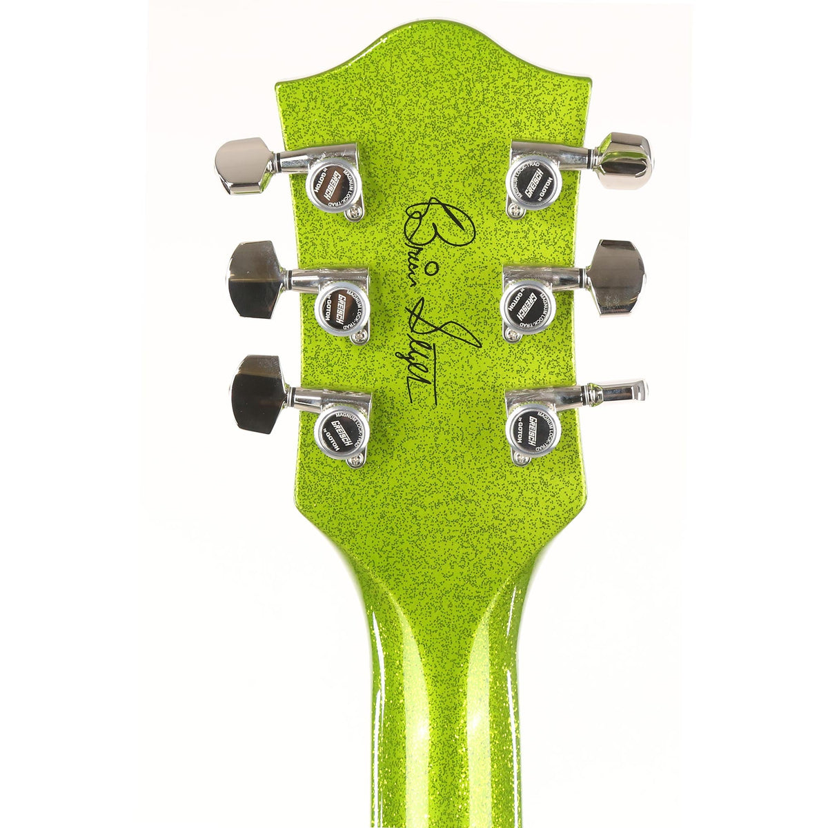 Gretsch G6120T-HR Brian Setzer Signature Hot Rod Hollow Body Extreme Coolant Green Sparkle — 5