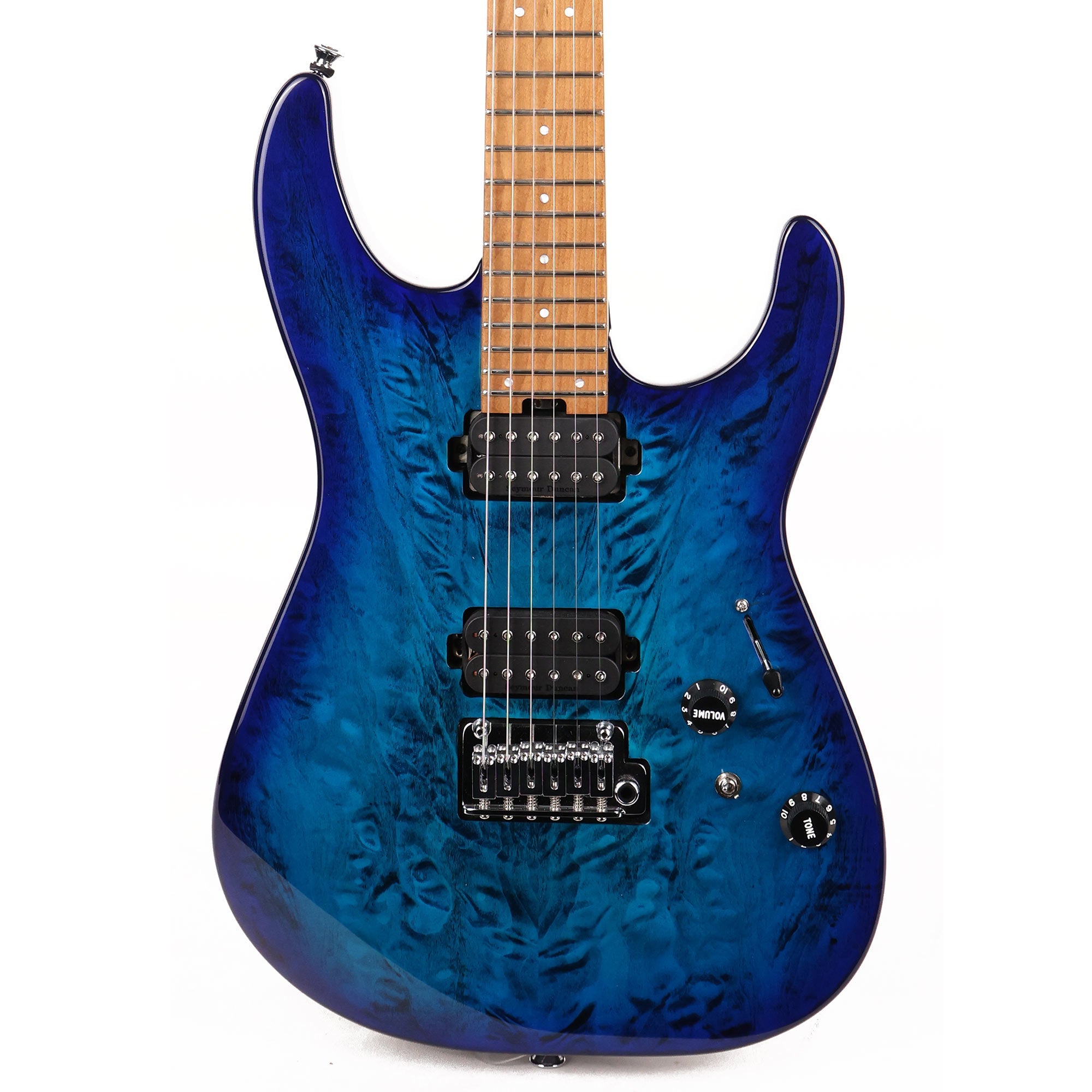 Charvel Pro-Mod DK24 HH 2PT CM QM Chlorine Burst | The Music Zoo