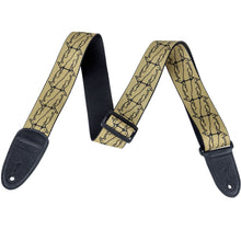 Gretsch Alternating Penguins Strap Gold and Black