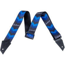 Jackson Strap with Double V Pattern Black/Blue