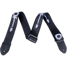 Charvel Strap Black with White Logo