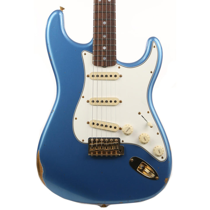 Fender Custom Shop 1965 Stratocaster Relic Lake Placid Blue with Gold Hardware