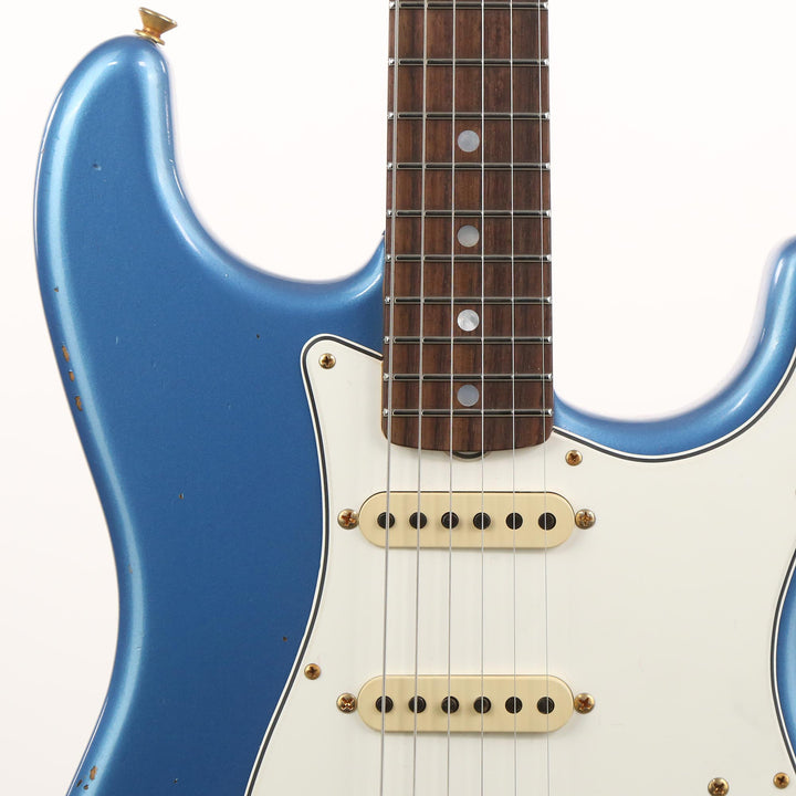 Fender Custom Shop 1965 Stratocaster Relic Lake Placid Blue with Gold Hardware