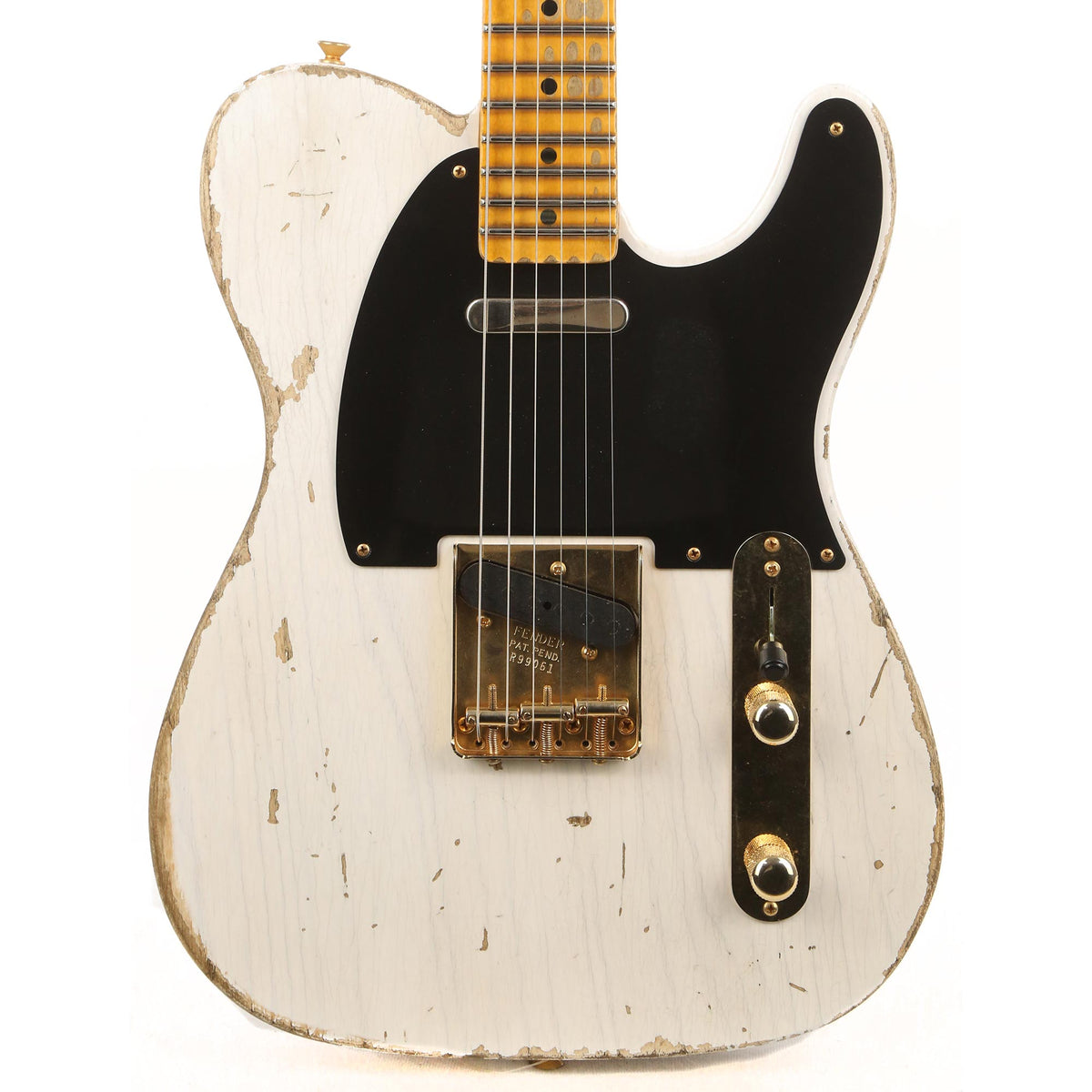 Fender Custom Shop 1956 Telecaster Heavy Relic White Blonde with Gold Hardware — 1
