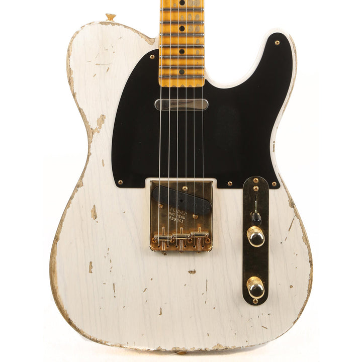 Fender Custom Shop 1956 Telecaster Heavy Relic White Blonde with Gold Hardware
