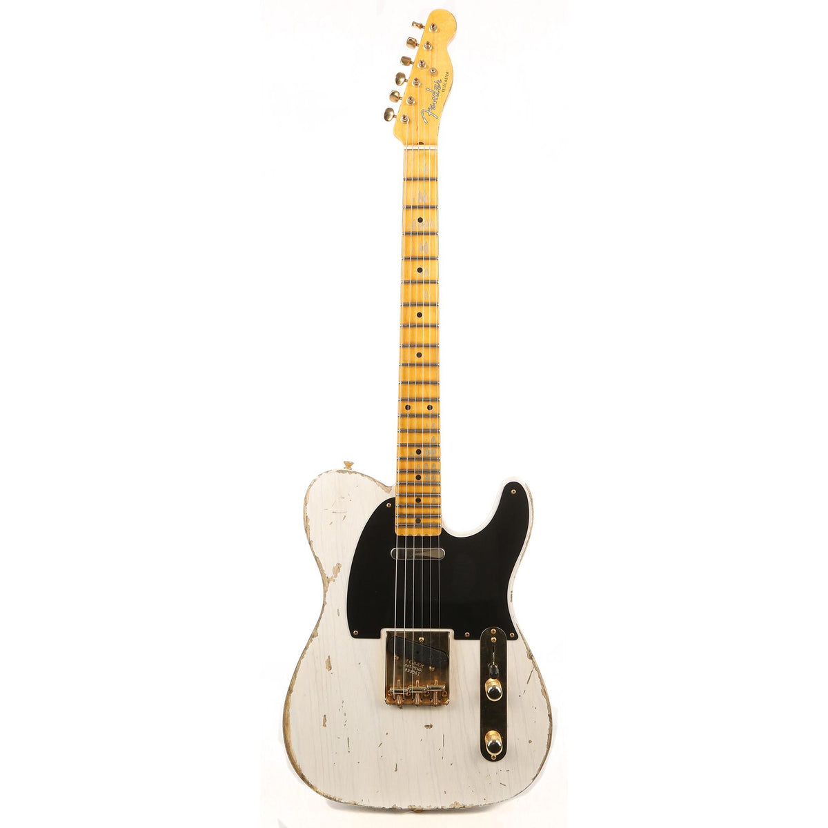 Fender Custom Shop 1956 Telecaster Heavy Relic White Blonde with Gold Hardware — 2