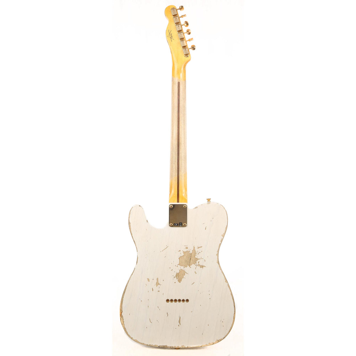 Fender Custom Shop 1956 Telecaster Heavy Relic White Blonde with Gold Hardware — 3