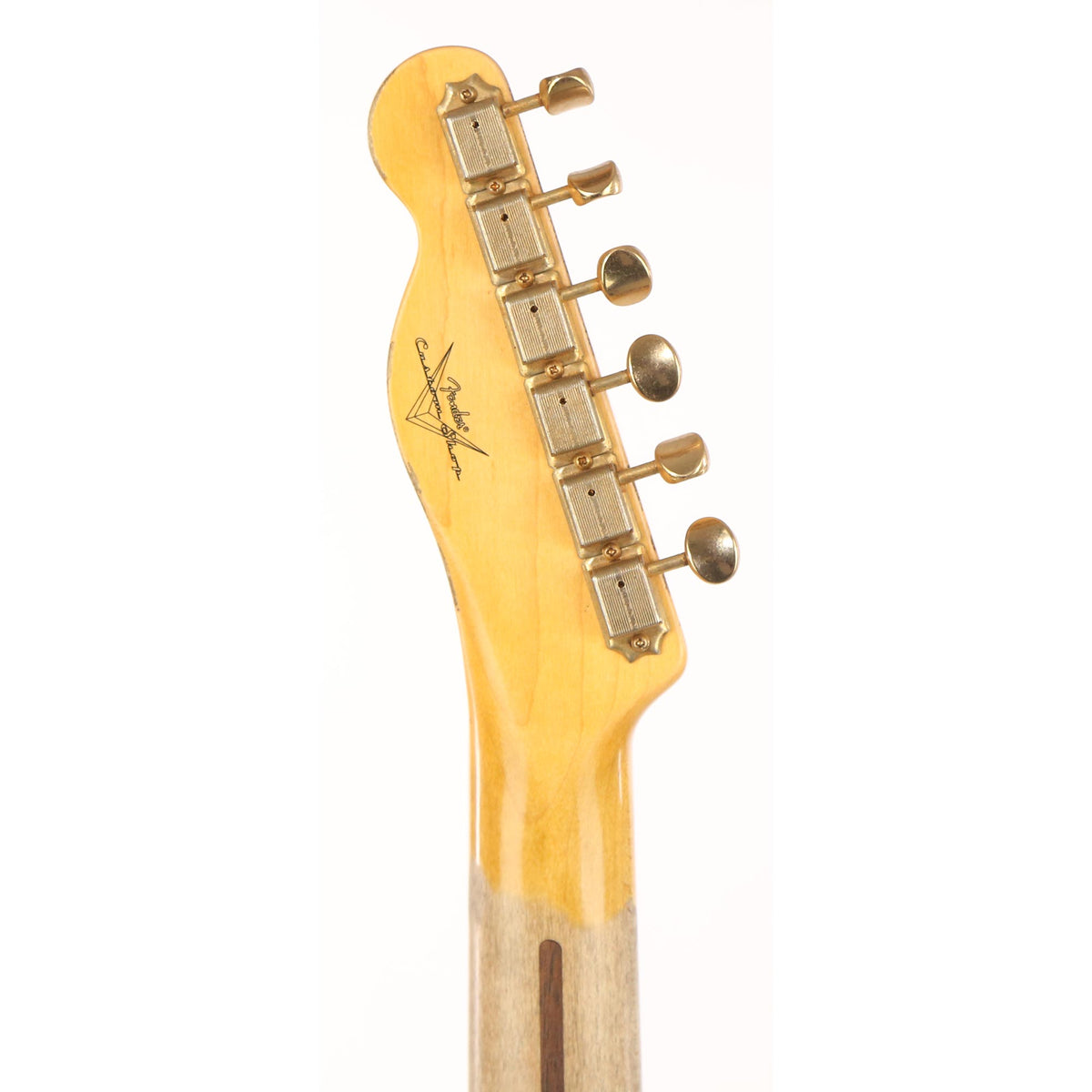 Fender Custom Shop 1956 Telecaster Heavy Relic White Blonde with Gold Hardware — 5
