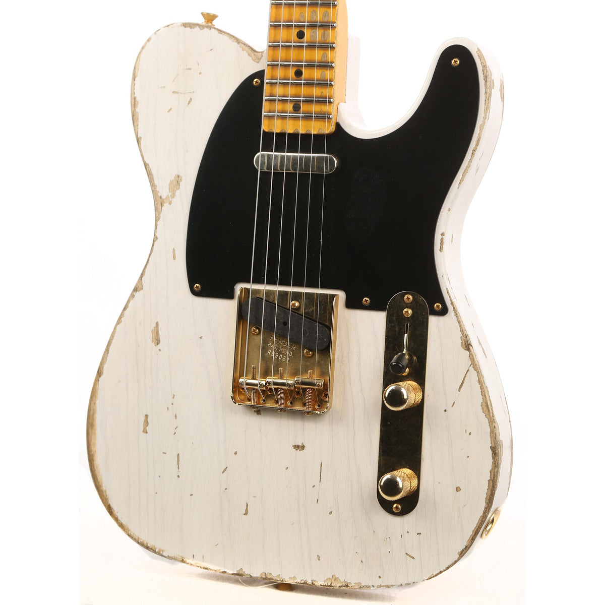 Fender Custom Shop 1956 Telecaster Heavy Relic White Blonde with Gold Hardware — 6