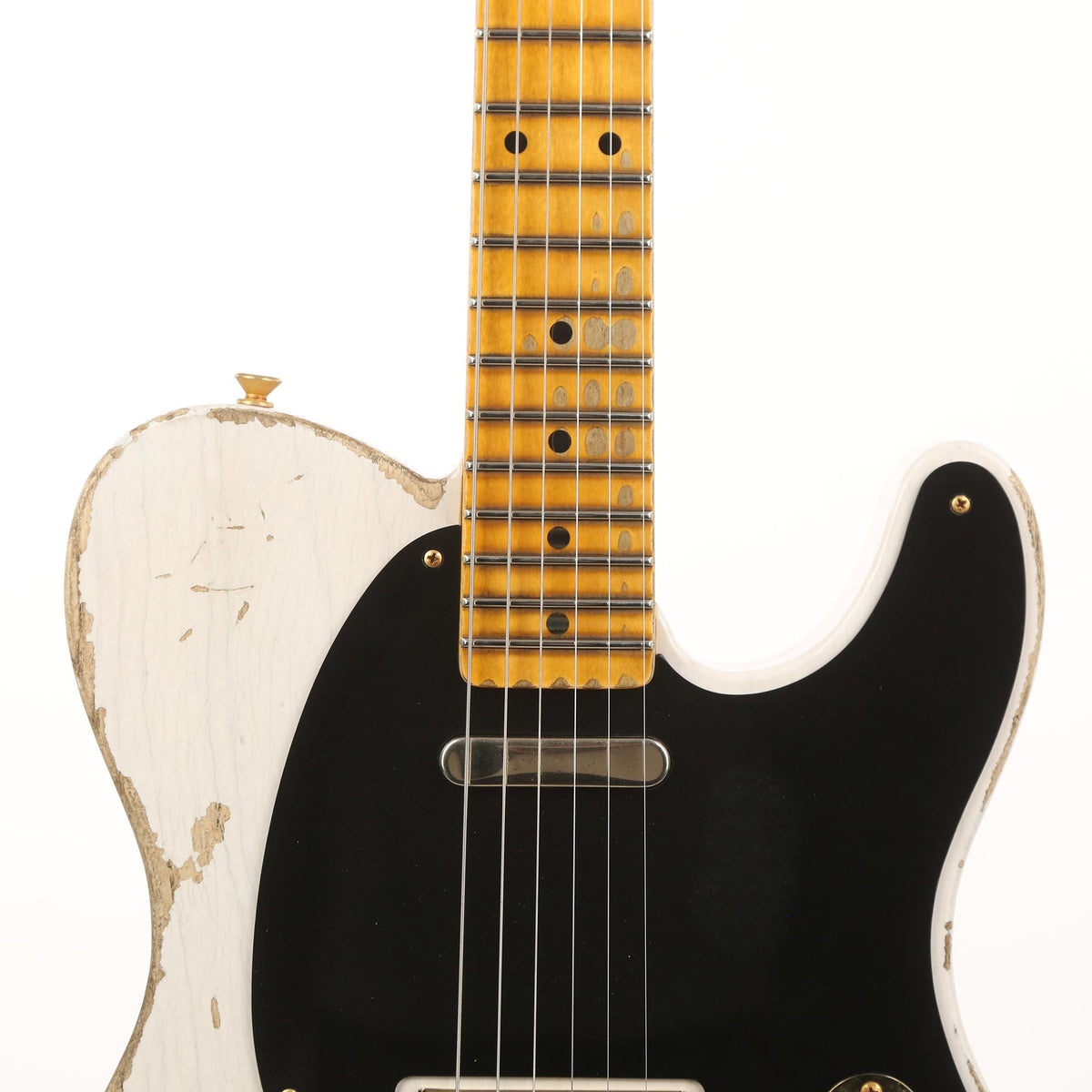 Fender Custom Shop 1956 Telecaster Heavy Relic White Blonde with Gold Hardware — 7