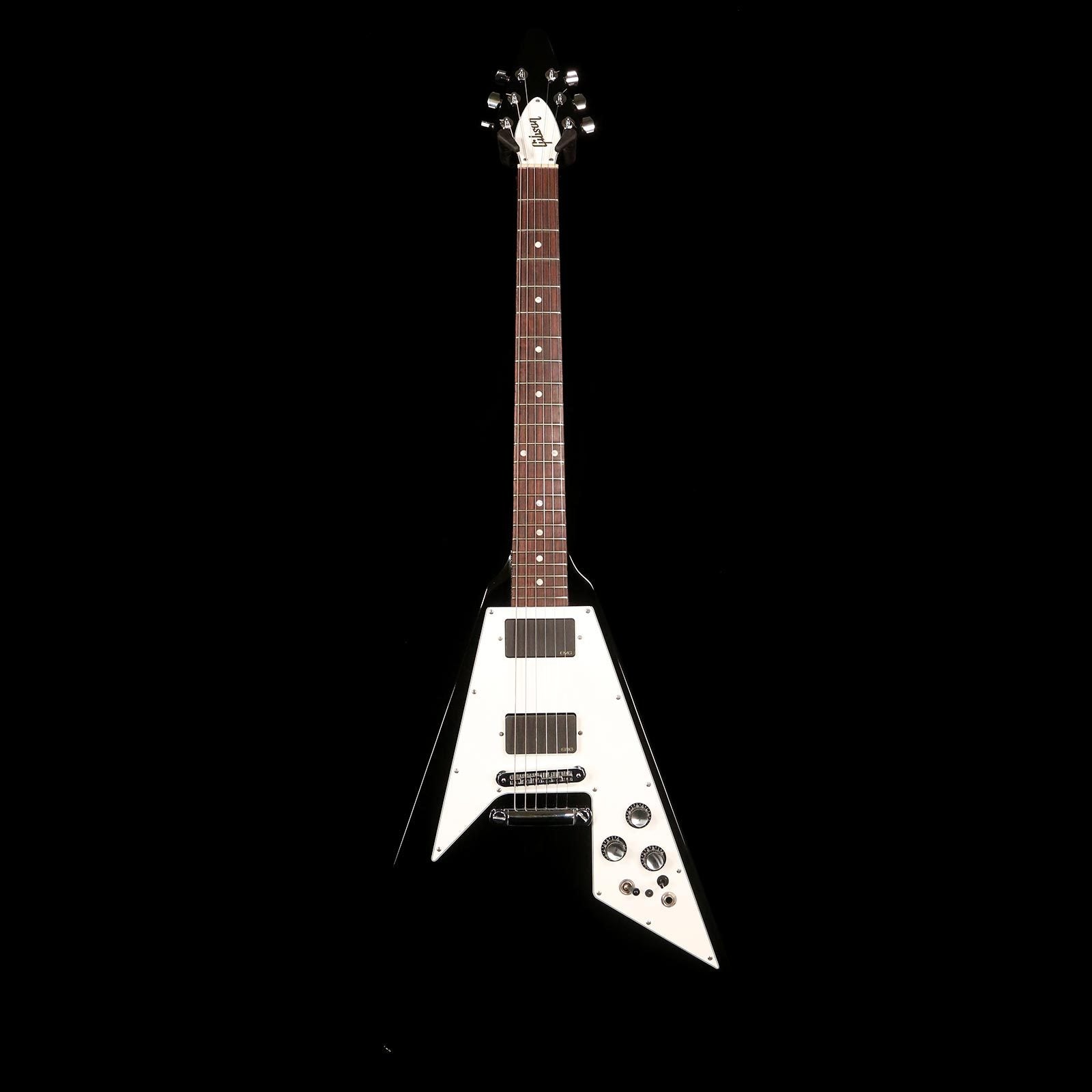 Gibson Flying V Faded RS Guitarworks Refinished Ebony | The Music Zoo