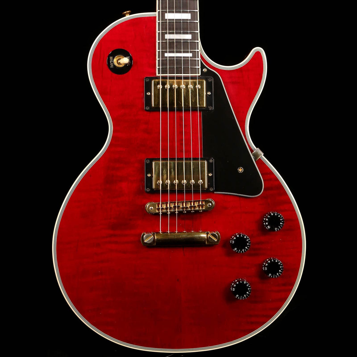 Gibson Custom Shop Les Paul Custom Figured Top Trans Red 2015 — 1