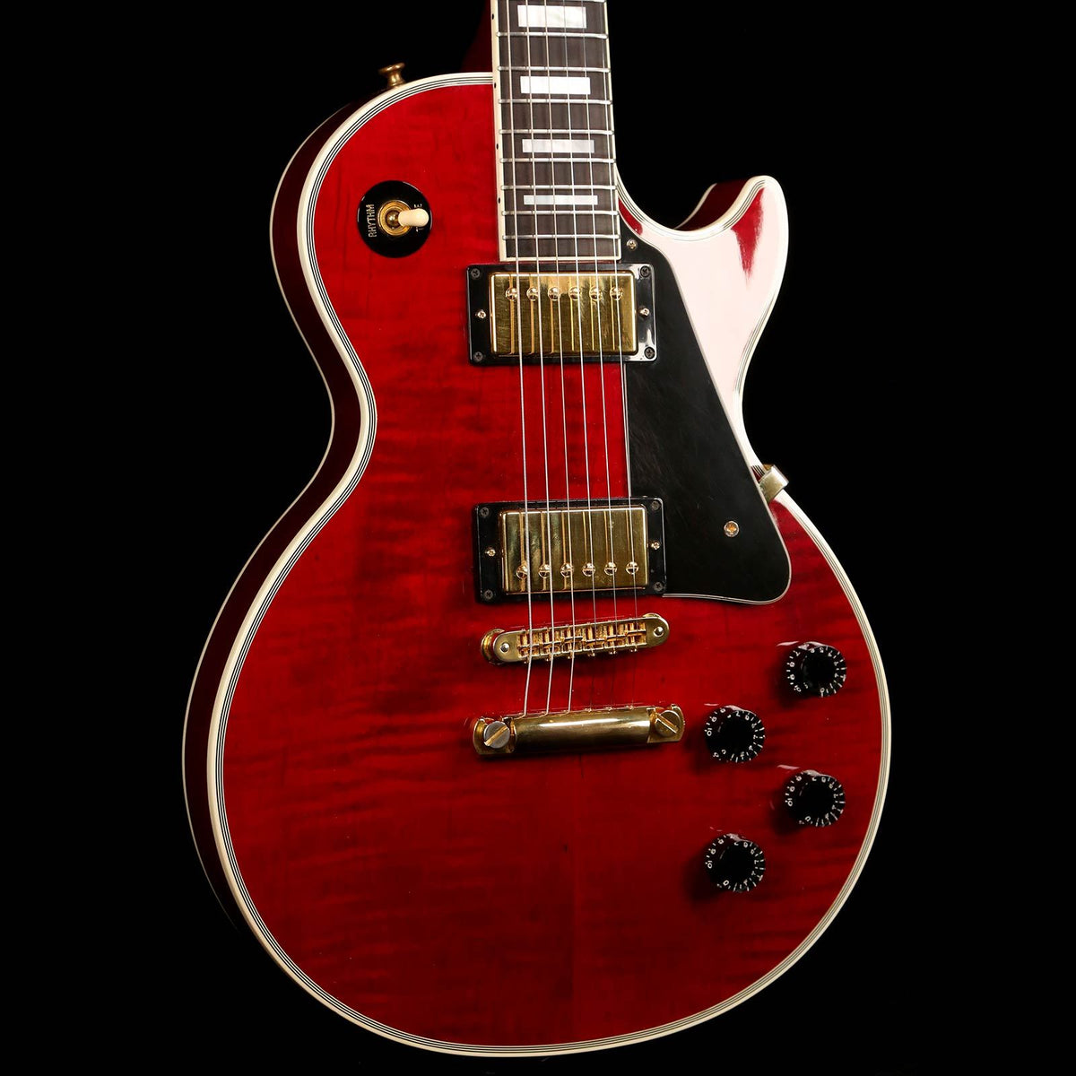 Gibson Custom Shop Les Paul Custom Figured Top Trans Red 2015 — 6