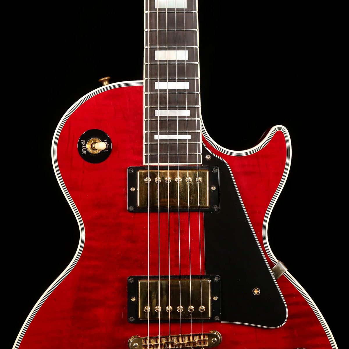 Gibson Custom Shop Les Paul Custom Figured Top Trans Red 2015 — 7