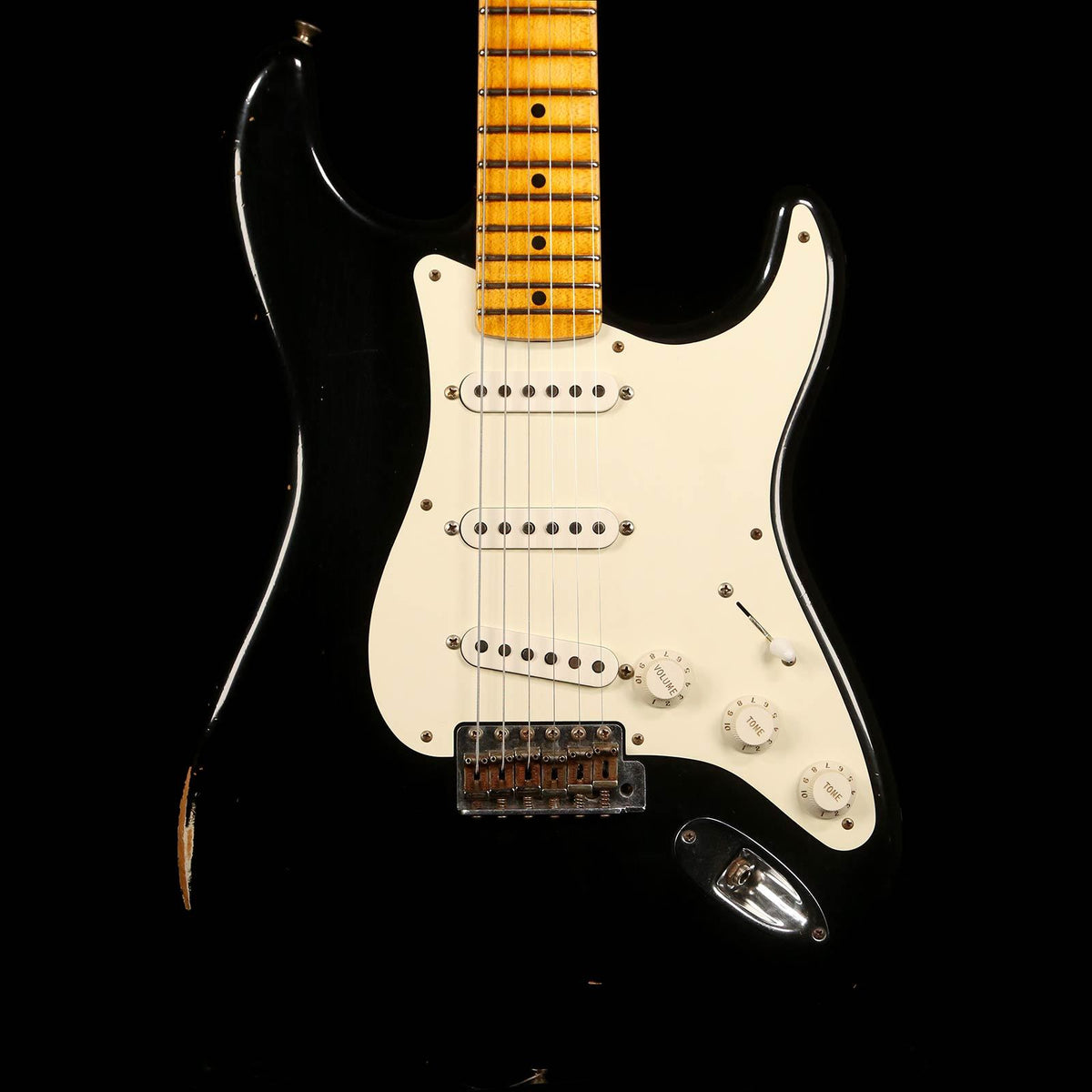 Fender Custom Shop Total Tone '56 Stratocaster Relic Black 2013 — 1
