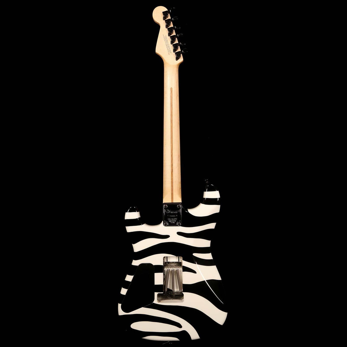 Charvel Custom San Dimas Dan Lawrence Zebra Stripe — 3