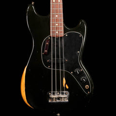 Fender Musicmaster Bass Black 1978 | The Music Zoo