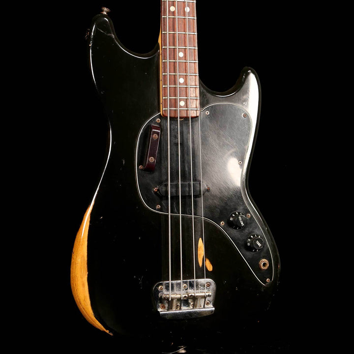 Fender Musicmaster Bass Black 1978