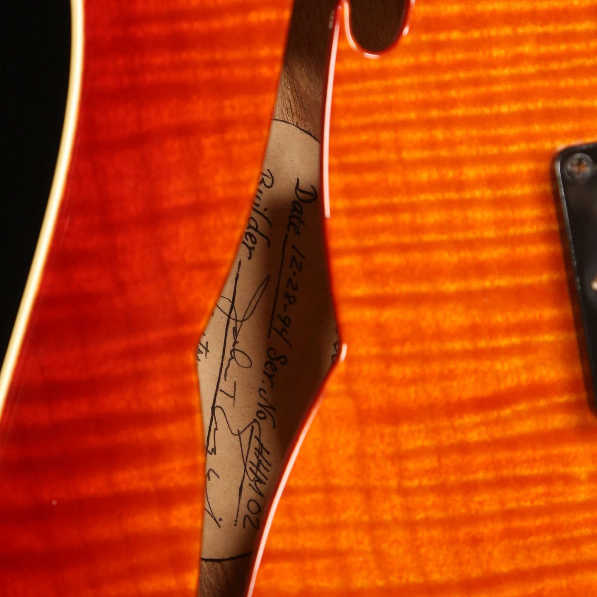 Fender Custom Shop John English Telecaster Thinline Flame Top Cherry Sunburst 1994 — 7