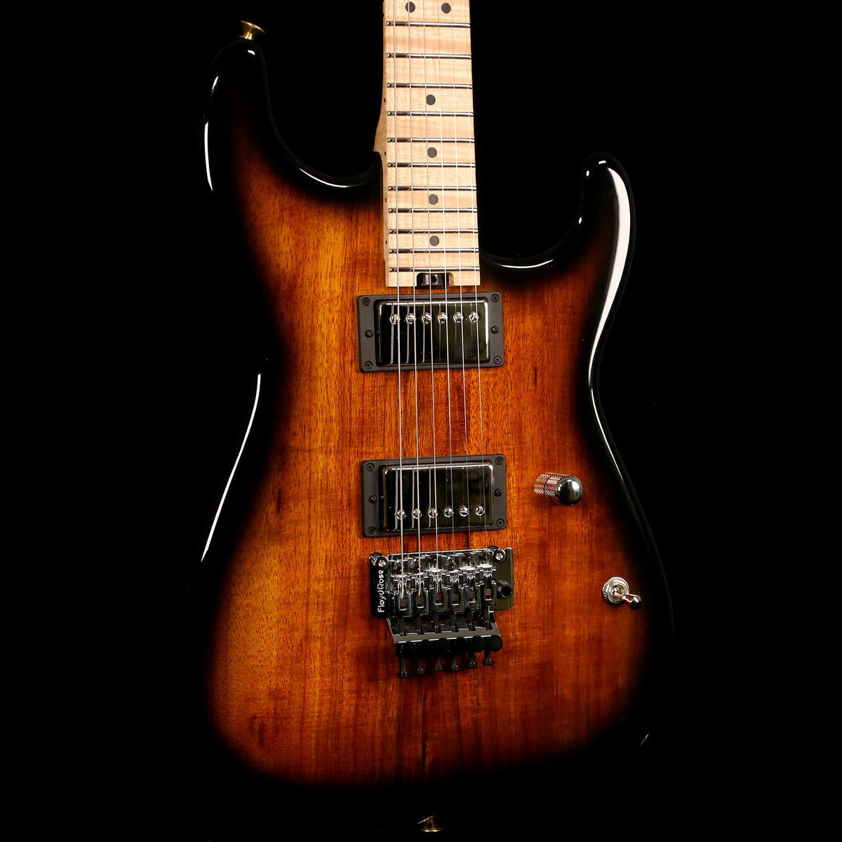 Charvel Custom Shop San Dimas 2H FR Koa Two-Tone Burst — 6