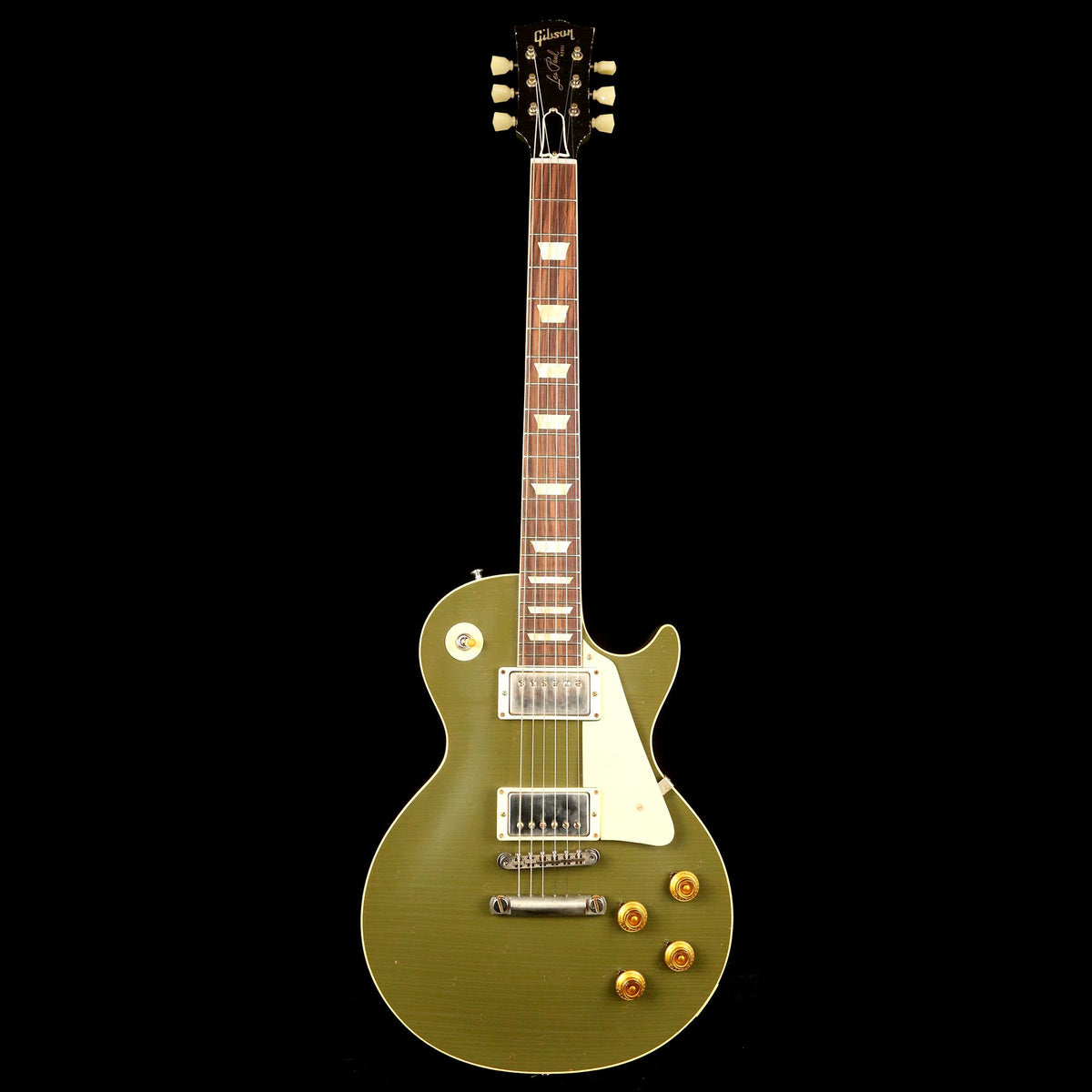 Gibson Custom Shop 1958 Les Paul Reissue Lightly Aged Olive Drab Made 2 Measure — 2