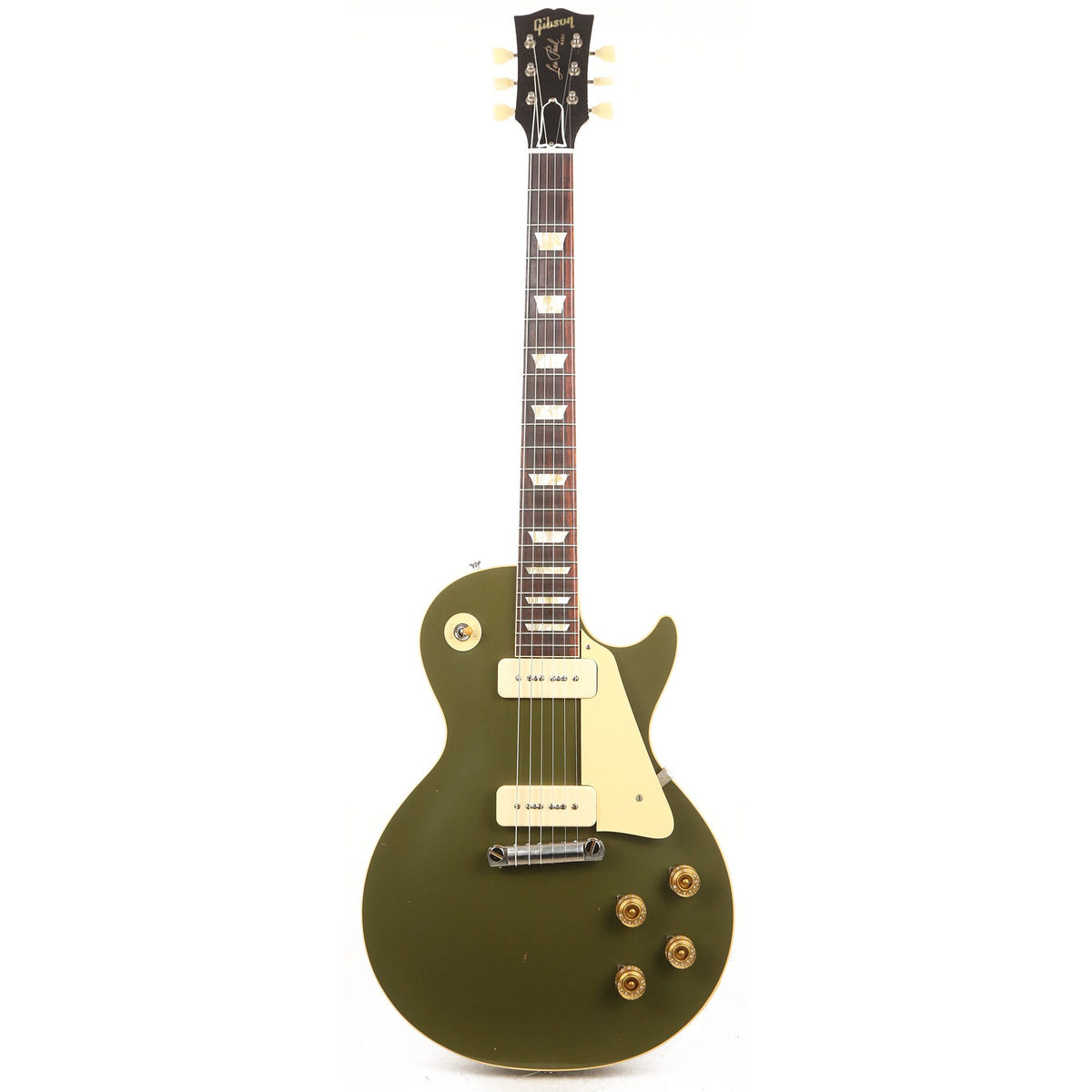 Gibson Custom Shop 1954 Les Paul Standard Lightly Aged Olive Drab Made 2 Measure — 2