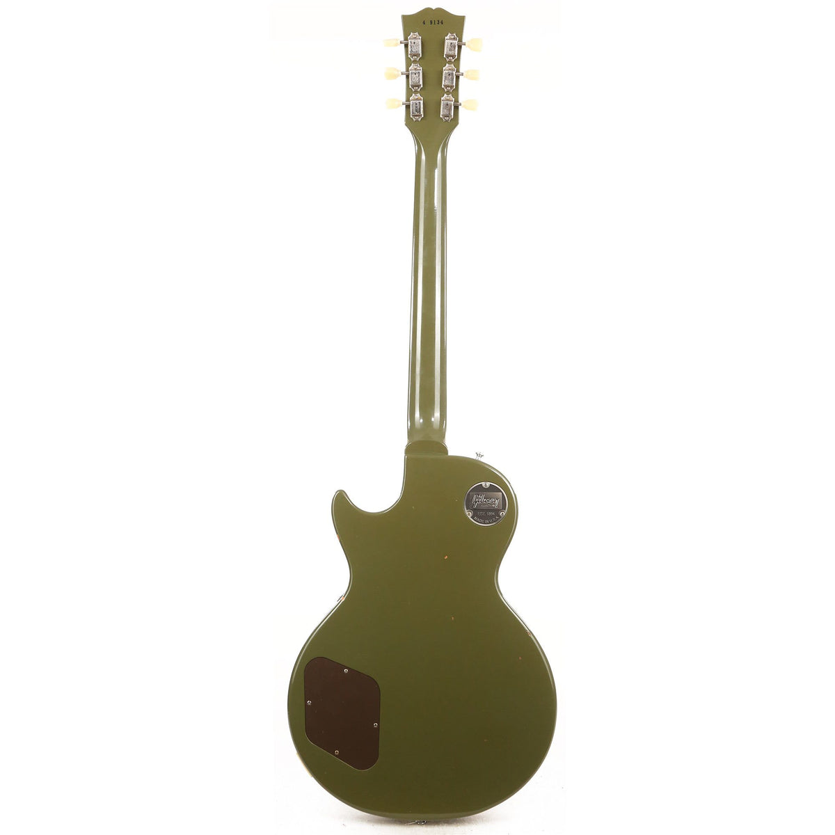 Gibson Custom Shop 1954 Les Paul Standard Lightly Aged Olive Drab Made 2 Measure — 3
