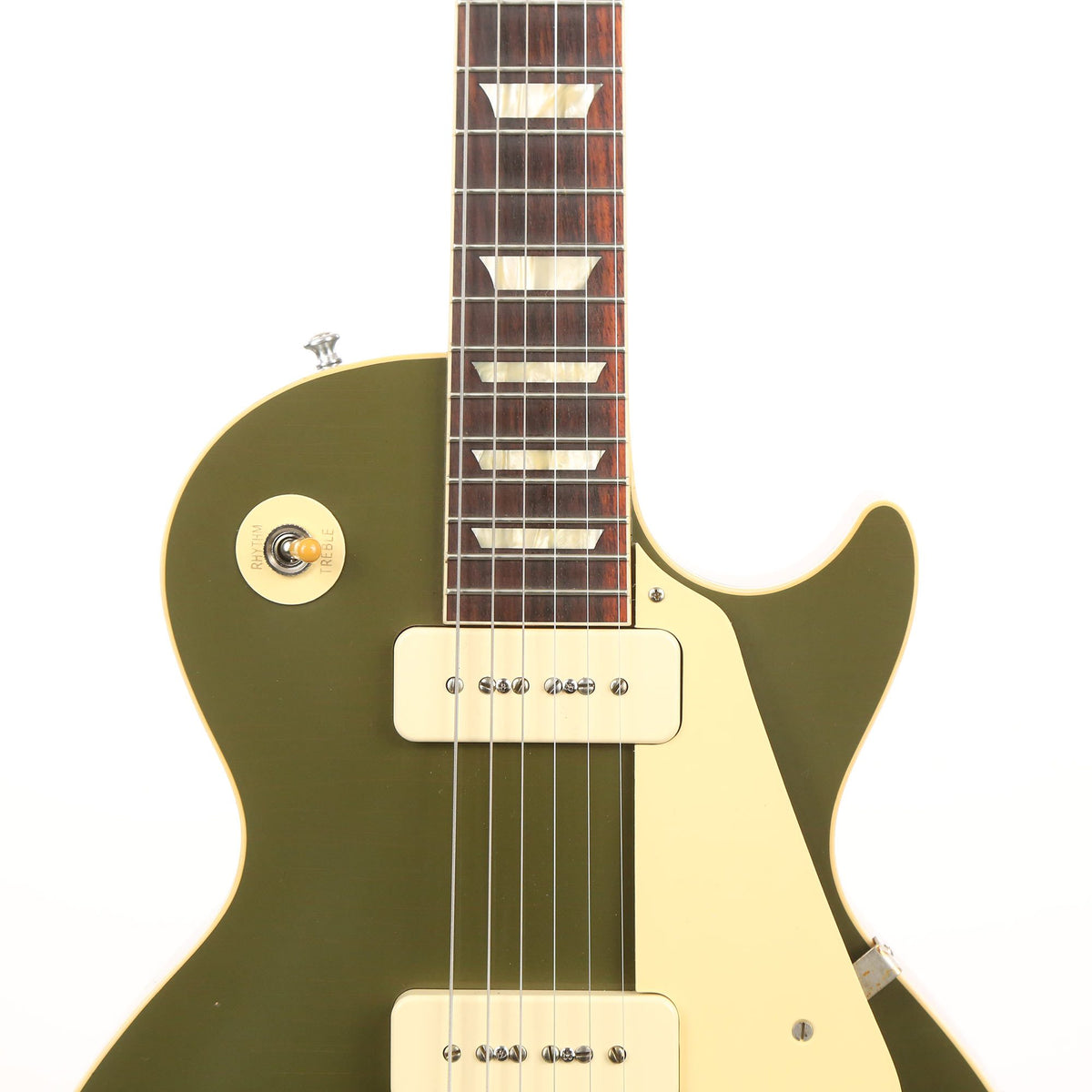 Gibson Custom Shop 1954 Les Paul Standard Lightly Aged Olive Drab Made 2 Measure — 7