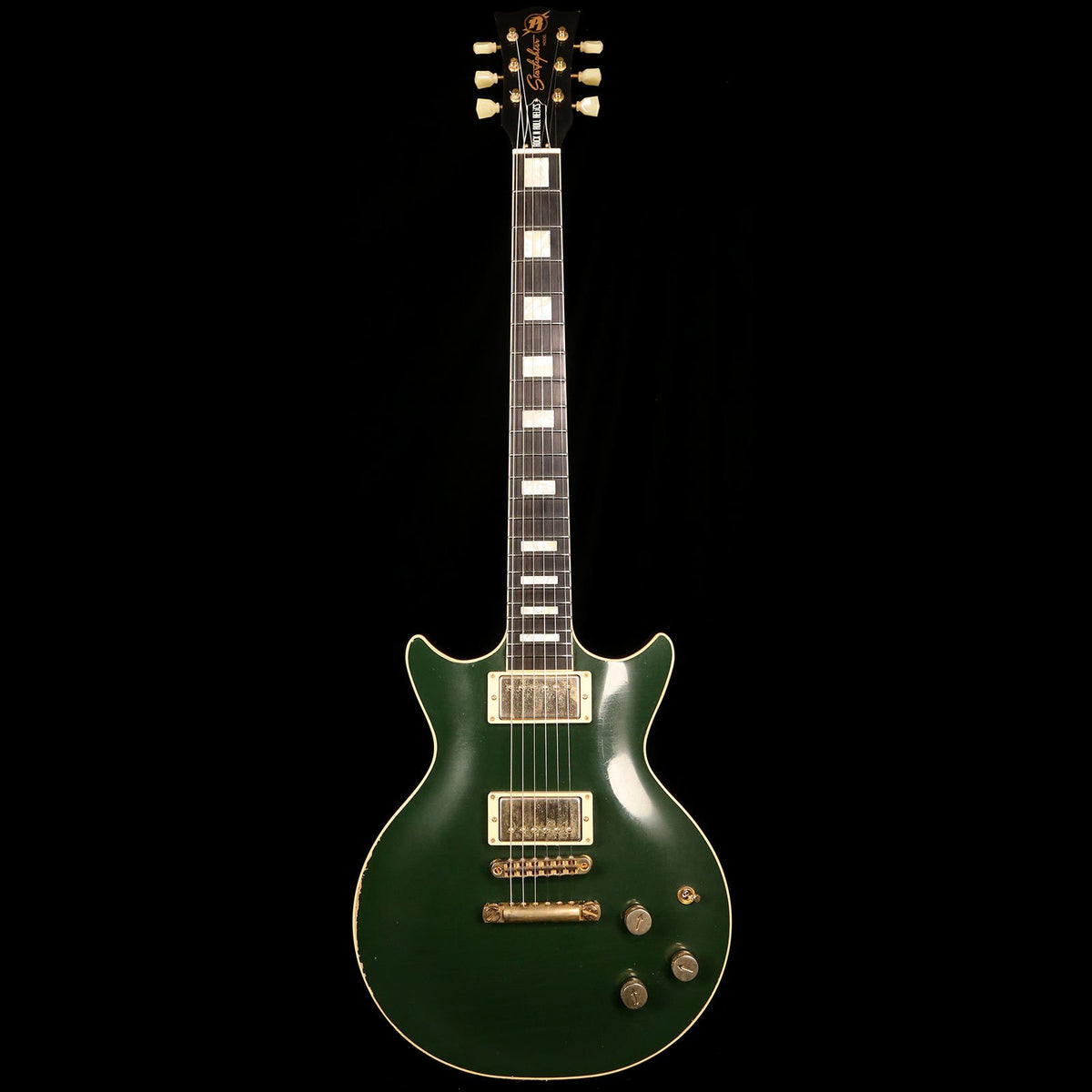 Rock N Roll Relics Starfighter Carve Top Medium Aged Cadillac Green — 2